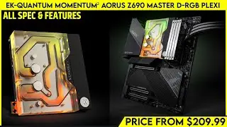 EK Momentum&sup2; Monoblock Launched For Gigabyte Z690 AORUS Master Motherboard | Price From $209.99