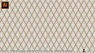 Fabric Pattern Design ออกแบบลายผ้าเรียบง่าย Adobe Illustrator