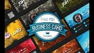 Free Photoshop Business Cards (tutorial)