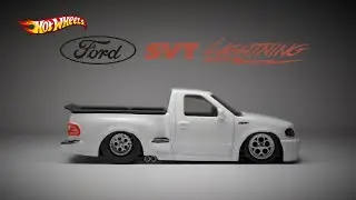 Ford SVT Lightning Custom Hot Wheels #customhotwheels #fordlightning