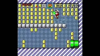 Super mario world yellow switch all coins tutorial #SMW #mario #games #all