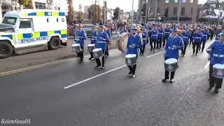 Whiterock Flute Band ABOD Remembrance Parade Belfast Nov 2023 Video by Relentless03