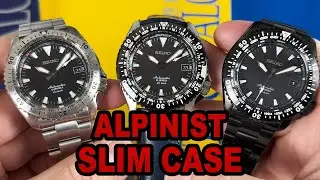 La collezione di Seiko Alpinist in cassa Slim!