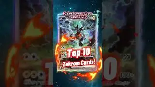 Top 10 EXPENSIVE Zekrom Pok&eacute;mon Cards ⚡️ #shorts #top10 #pokemon #zekrom #blackbolt
