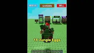 Opening New Jungle Eggs  #roblox #growagarden