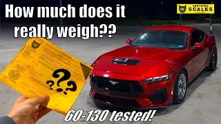 Сколько на самом деле весит мой разобранный Mustang GT 2024 года? (По результатам тестирования, в...