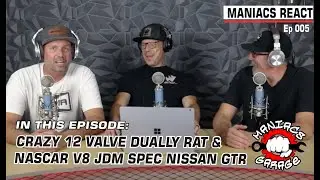 Crazy 12 Valve Dually Rat & NASCAR V8 JDM Spec Nissan GTR Maniacs React - Ep 005