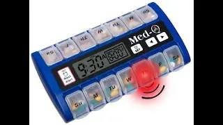 MED-q is an AMAZING new pill dispenser with alarm: Setting the alrams