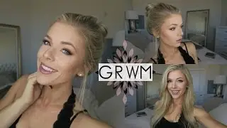 GRWM FOR WORK || NATURAL GLAM || Hallie Anne