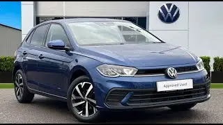 Sprawdzony używany Volkswagen Polo Life 1.0 TSI 80 KM w kolorze Reef Blue | CY23FHR | Wrexham Vol...