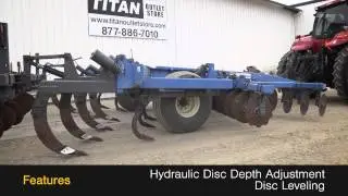 DMI 730B, 21 Ft, 9 Shank, Hyd Disc Depth Adj, Disc Lev Sold on ELS!