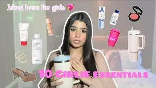 Top 10 GIRLIE essentials every girl should have | THAT GIRL ESSENTIALS 🎀
