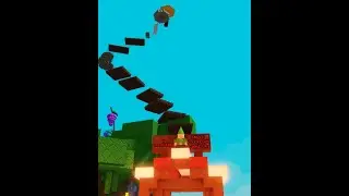 How to make parkour in grow a garden!