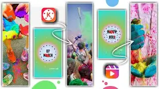 Holi Coming Soon Video Editing 😍 Holi video editing // kinemaster video editing // kumawat official