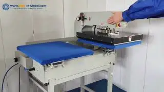 The Operation Video for MEM  Full-Automatic Pneumatic Double Station Heat Press