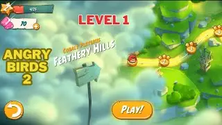 Angry Birds 2 - Cobalt Plateaus Feathery Hills Level 1 Walkthrough