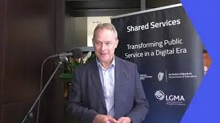Barry Lowry, CIO of the Government of Ireland speaking at Shared Services 2023 conference