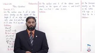 Class 10 - Mathematics - Chapter 03 - Lecture 14 Exercise 3.7 Q1-5 - Allied School
