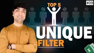 TOP 5 UNIQUE AND FILTER FORMULA EXAMPLE | Office 365 Tutorial