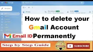 How to delete Gmail Account Permanently || delete google account and service 
