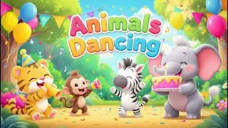Happy Animals Dance Show | 3D Cute Cartoon | Funny Dancing Animals