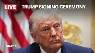 LIVE: President Donald Trump signing ceremony