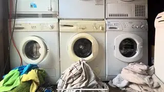 Wash race whirlpool vs Bendix vs Hotpoint cotton 60 no option towels wash very unbalanced spin