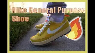 Nike Tom Sachs General Purpose Shoe GPS Dark Sulfur Yellow Review and On-Feet NikeCraft