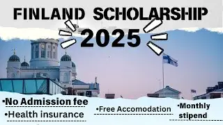 Study in Europe for FREE Finnish Government Scholarship for BS MS PhD