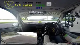 Rockingham ISCC LONG layout - trackday 24.09.17 Corsa b throttle bodies v clio cup