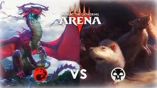 RED DRAGONS VS RAT COLONY AGGRO | MTG Arena Historic