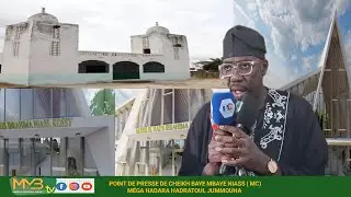 Point de presse de : Cheikh Serigne Baye  Mbaye Niass (mc) M&eacute;ga Hadratoul Jumma &agrave; Kossy 