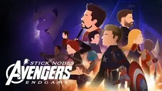 Avengers vs Thanos stickman nodes