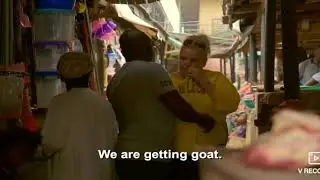 90 day fiance: angela goes to crazy at meat market.