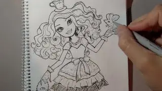 Comment dessiner Madeleine Hatter de Ever After High