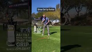 Driver Set Up Station #golf #golfswing #golftips #golfdrills #golfdriver #golfsetup #golfcoach