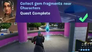 Excavate Gem Fragments near Characters - Fortnite