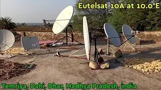 Eutelsat 10A at 10.0&deg;E in Madhya Pradesh, 120 CM Antenna