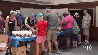 Local rotary group and volunteers join together with The Outreach Project to stop hunger worldwide