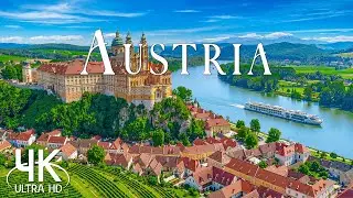 Austria in 4K | Majestic Alps, Alpine Valleys & Peaceful Central European Ambience