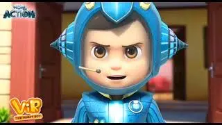 Vir The Robot Boy 🤖 | Super Power Robot Cartoon | Kids Fun & Action
