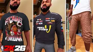 NBA 2K26 - All MyPlayer Stores Clothes & Accessories | Trying Them On!