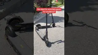 Are electric scooters good for students? #escooter #electricscooter #segway #ebike #students