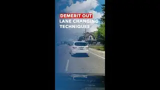 Improper Technique When Changing Lanes: Fail Driver's Test