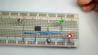 ALARMA ANTIRROBO  ( Circuito en protoboart)