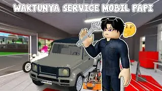 NIAT MAU SERVICE MOBIL SENDIRI EH MALAH DISURUH KERJA DI BENGKEL | BLOXBURG