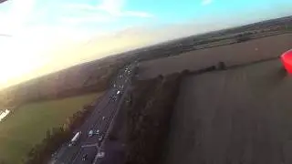 coming into land at  Otherton with Wayne Dudley