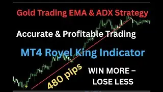 Custom MT4 Gold Indicator 🔥 EMA + ADX Strategy for XAUUSD High Accuracy