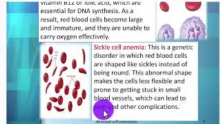 abnormal cell maturation in hematology