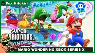 Jogando Multiplayer do Mario Wonder no Xbox Series X via Parsec